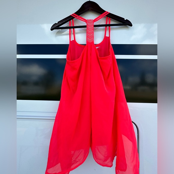 Maurice’s Bright Coral Flowy Tank Top Size Small - Picture 2 of 5